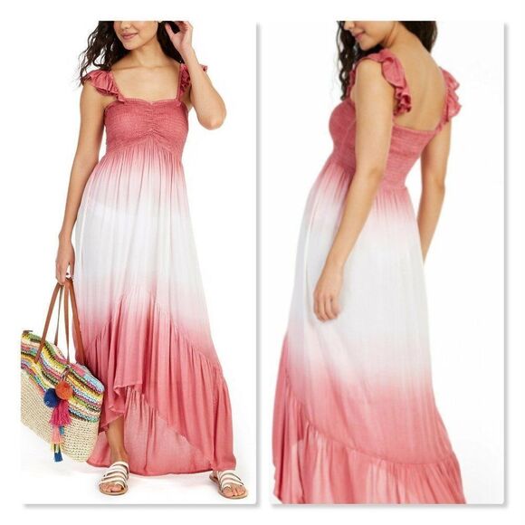 Raviya Ombre High-Low Cover-Up Dress sz Small -NEW - Picture 1 of 14